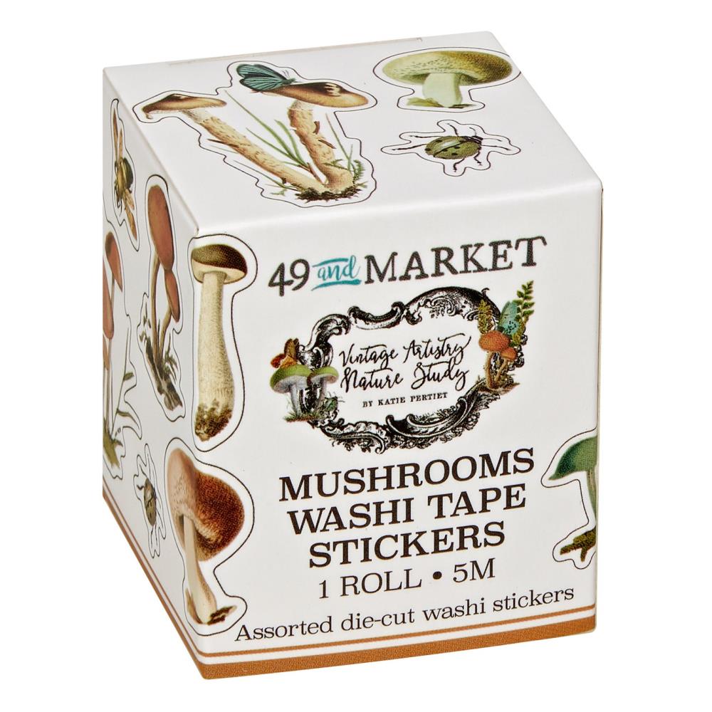 Mushroom Washi Stickers | Nature Study