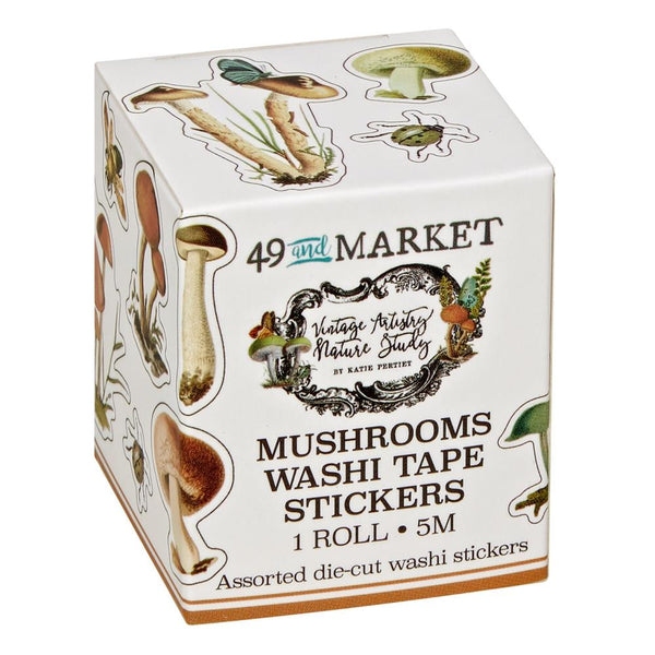Mushroom Washi Stickers | Nature Study