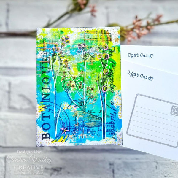 Botanical Collage 4x6 Clear Stamp Set | Sam Poole