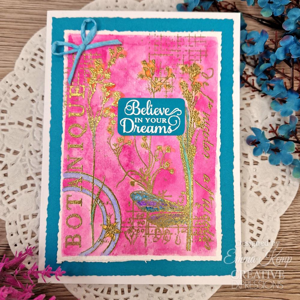 Botanical Collage 4x6 Clear Stamp Set | Sam Poole
