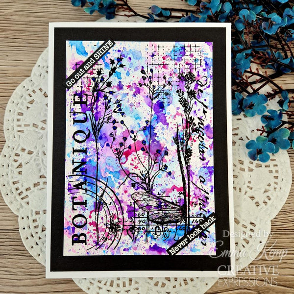 Botanical Collage 4x6 Clear Stamp Set | Sam Poole