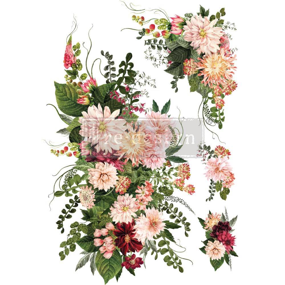 Dahlia Forever Limited Edition 24x35 Décor Transfers {Re-Design}