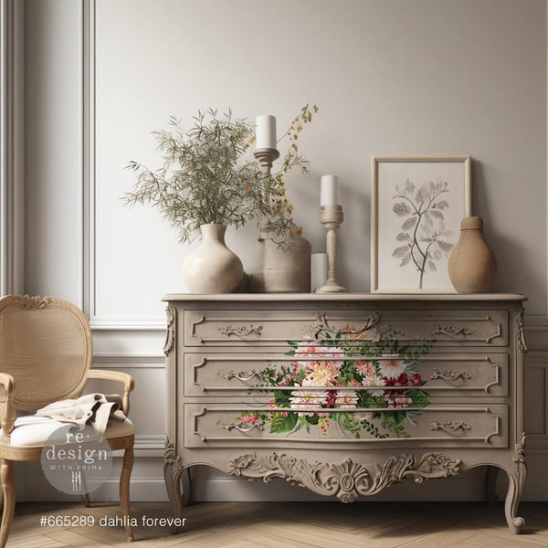 Dahlia Forever Limited Edition 24x35 Décor Transfers {Re-Design}