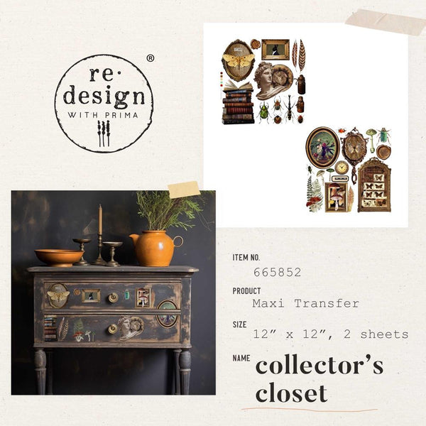 Collector's Closet 12x12 Maxi Transfers {Re-Design}