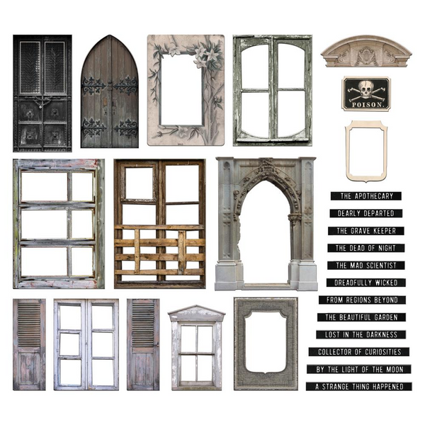 Baseboards + Transparencies {Halloween 2023} | idea-ology