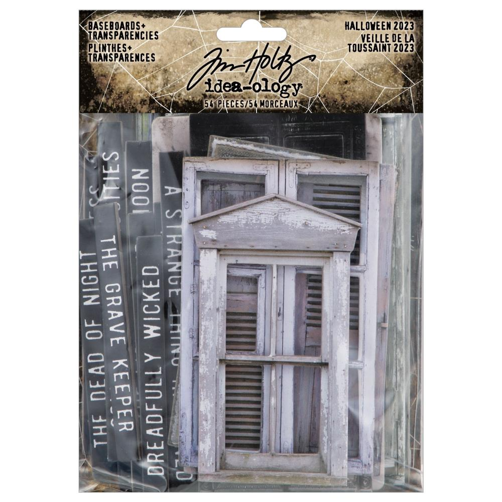 Baseboards + Transparencies {Halloween 2023} | idea-ology
