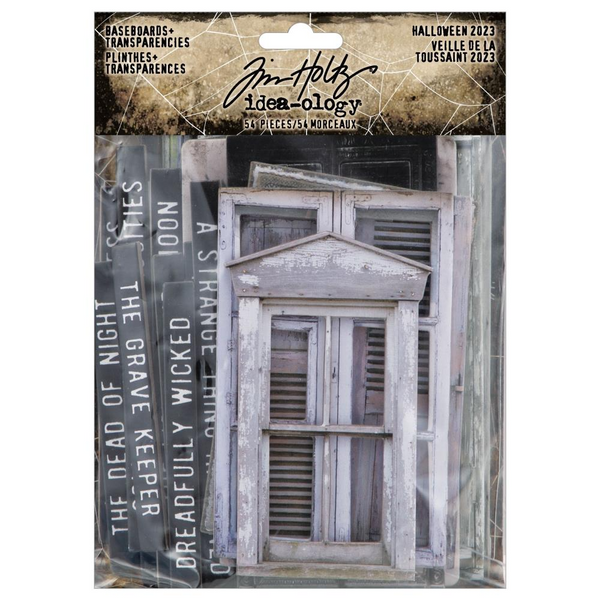 Baseboards + Transparencies {Halloween 2023} | idea-ology