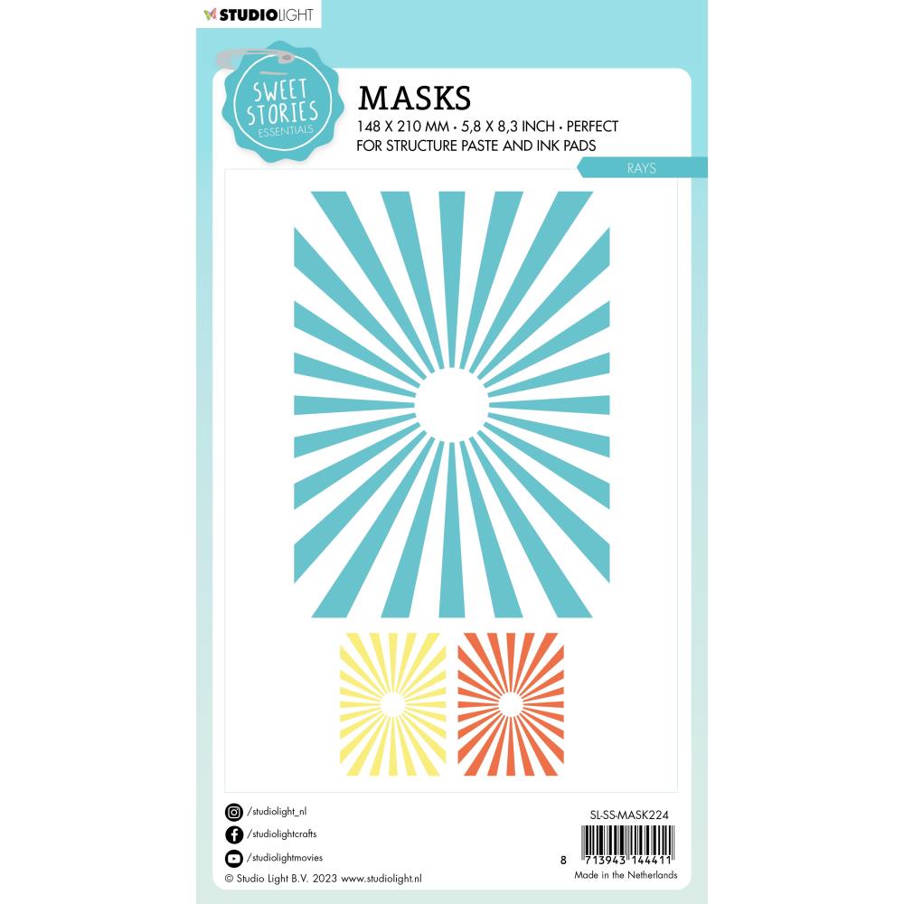 Rays A5 Stencil | Sweet Stories
