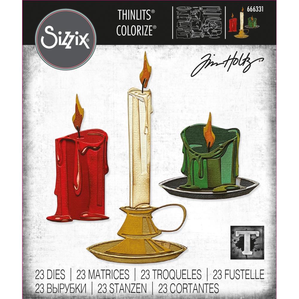 Candleshop Colorize Die Set {Christmas} | Tim Holtz