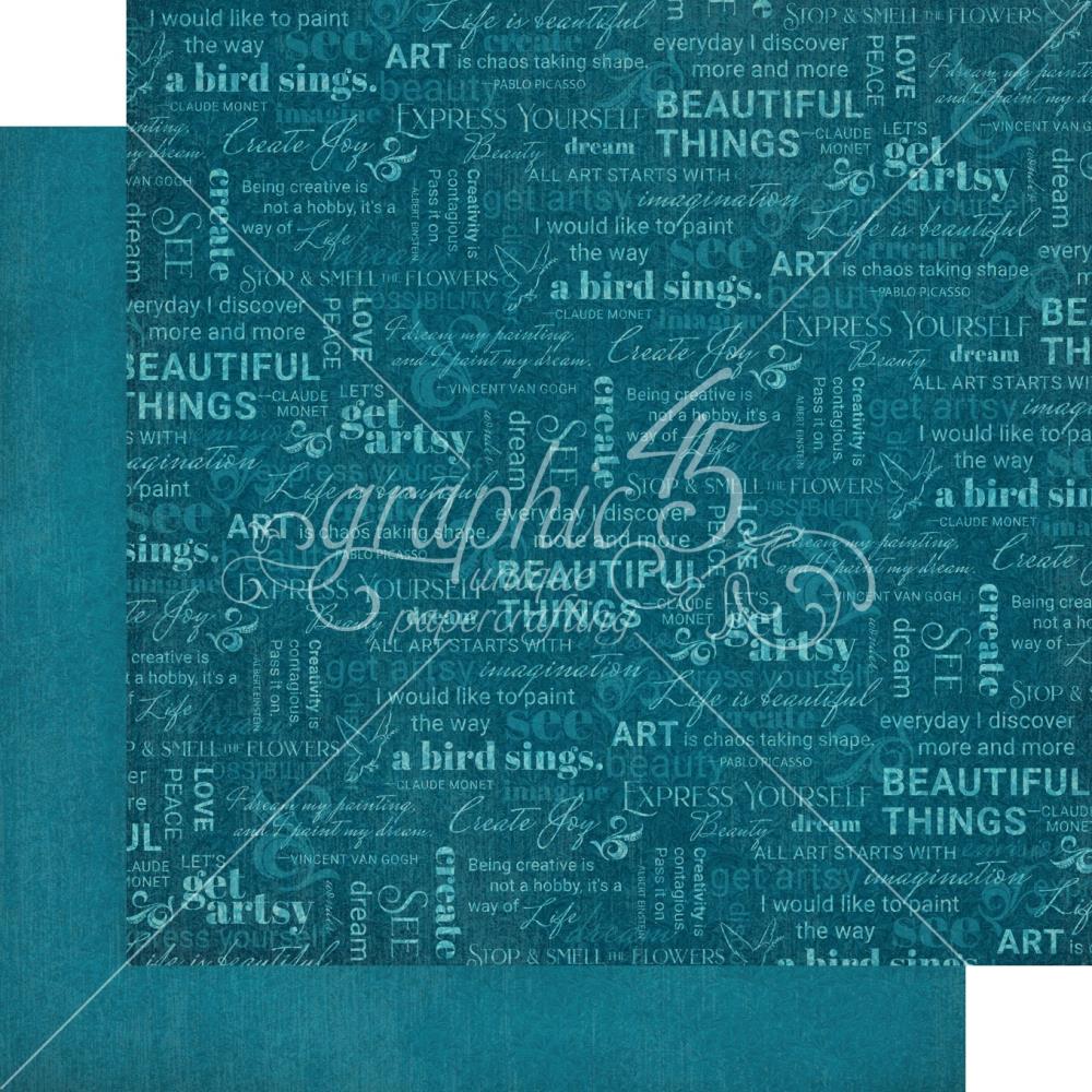 Let's Get Artsy 12x12 Patterns + Solids {clearance}