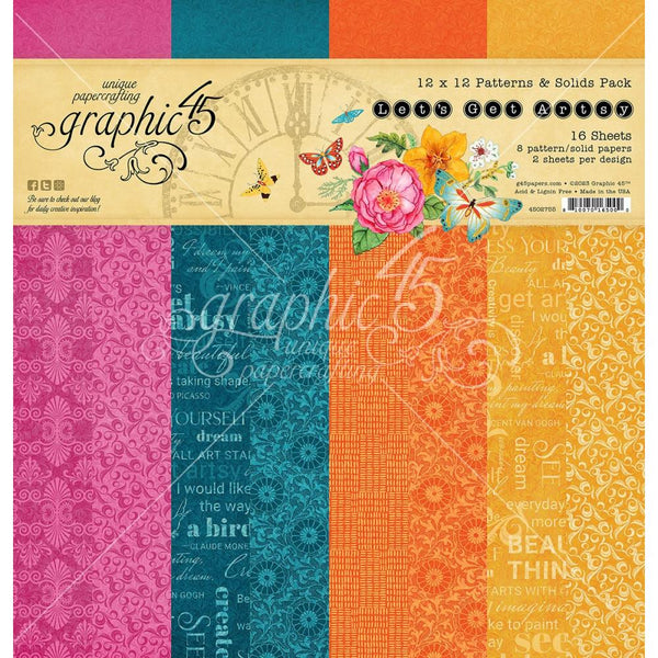 Let's Get Artsy 12x12 Patterns + Solids