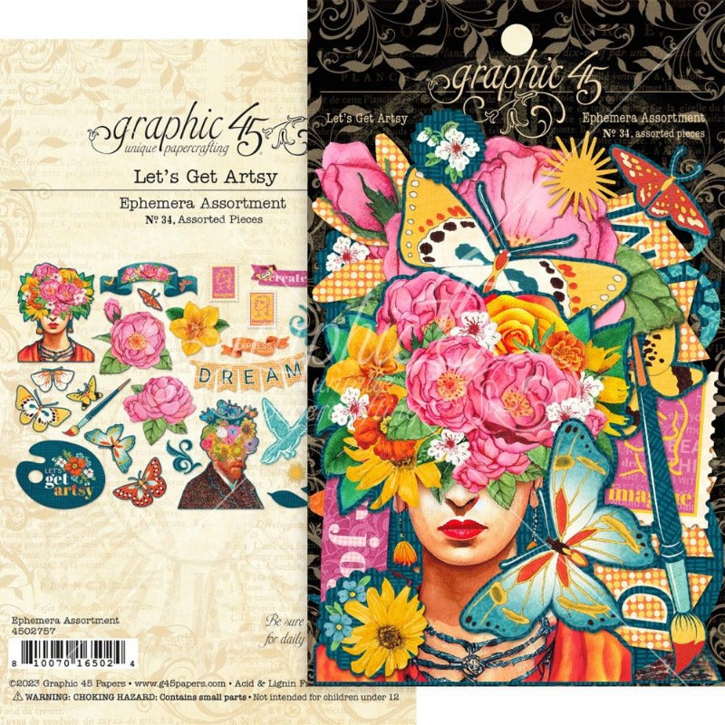 Let's Get Artsy Ephemera Assortment {clearance}