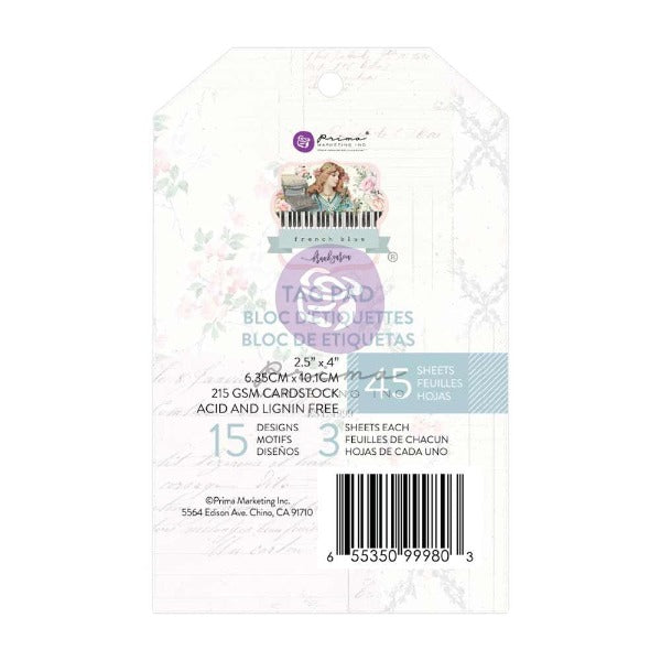 French Blue Tag Pad