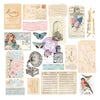 French Blue Ephemera Die Cuts w/ Gold Foil (clearance}