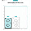Ephemera Frames Nesting Die + Stamp Set No. 69