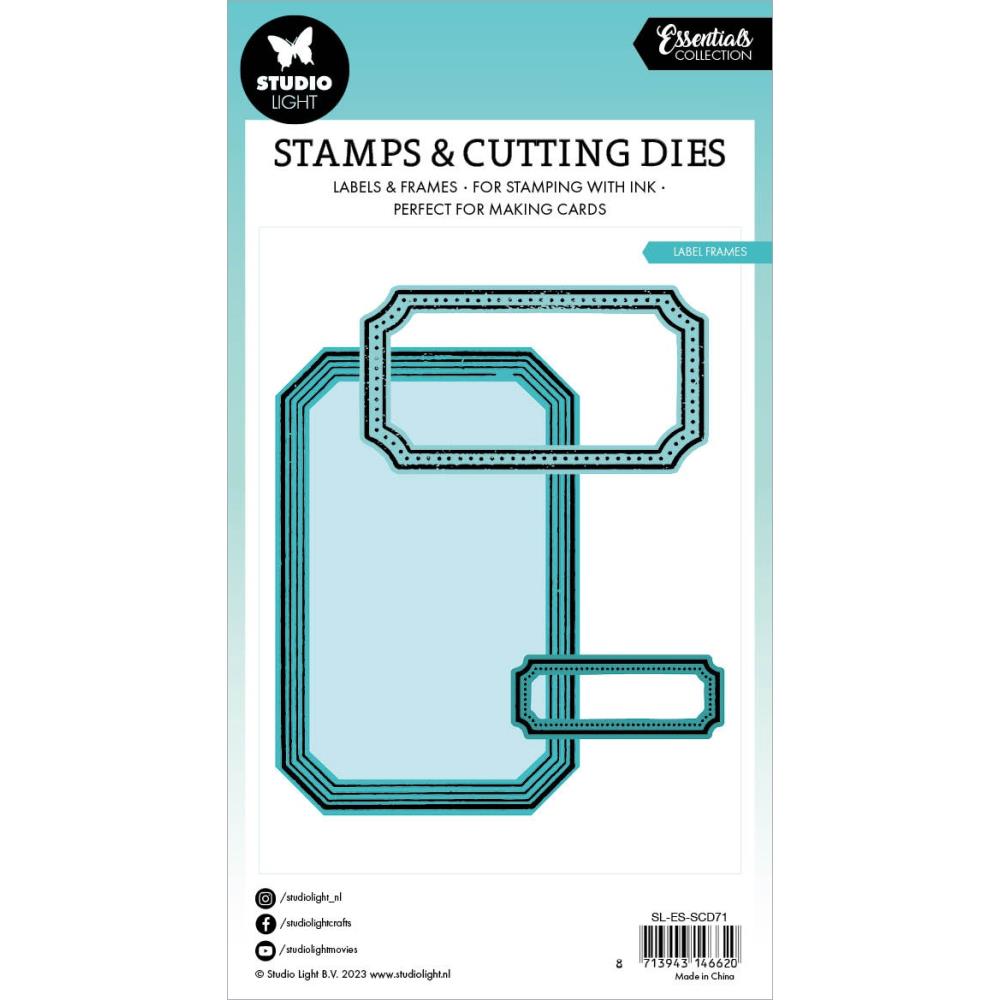 Label Frames Nesting Die + Stamp Set No. 71