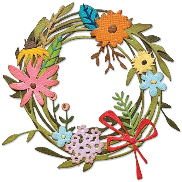 Funky Floral Wreath Die Set | Tim Holtz Vault Release No. 1