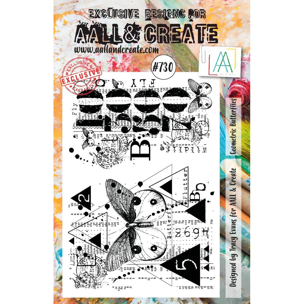 Geometric Butterflies Stamp Set No. 730