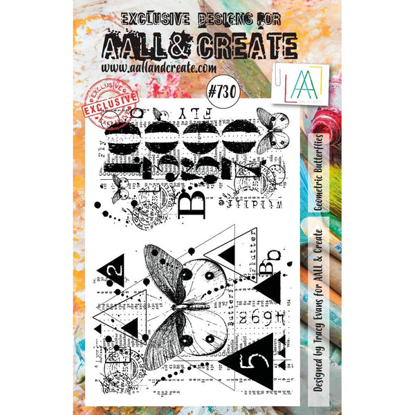 Geometric Butterflies Stamp Set No. 730