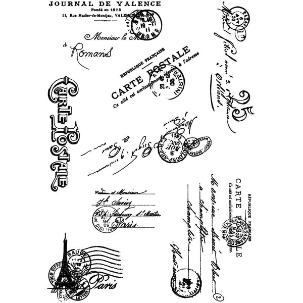 Carte Postale 6x8 Clear Stamp Set | Taylor Made Journals