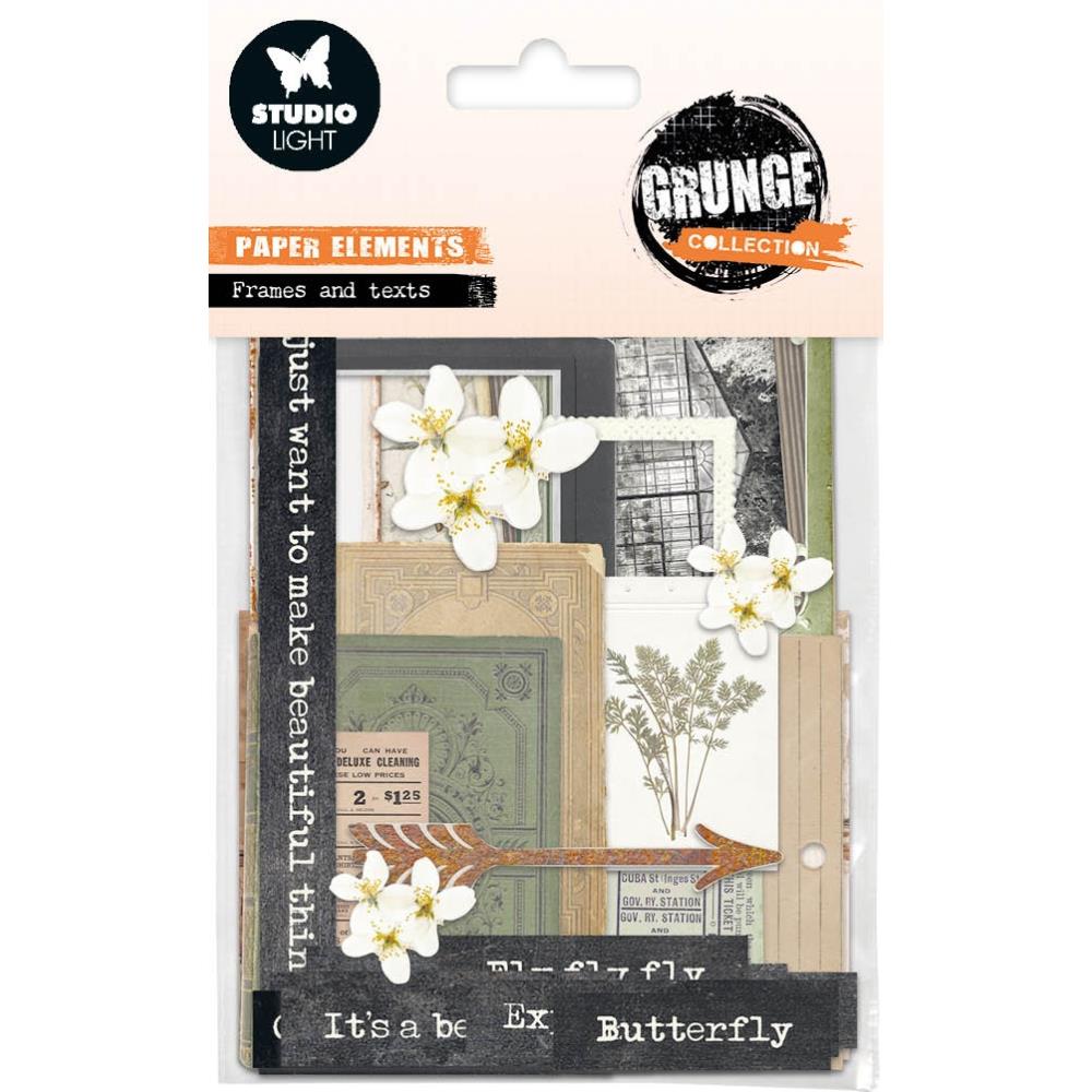 Frames + Text Die Cuts No. 10 | Grunge Collection