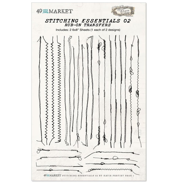 Stitching Essentials Rub-on Transfers