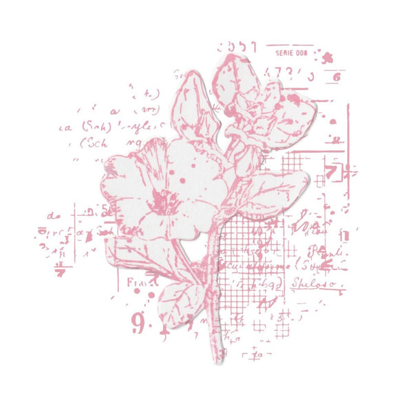 Floral Mix Cluster Stamp + Die Set | 49 & Market {clearance}