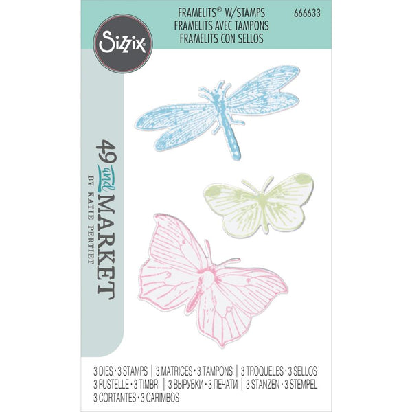 Sizzix Framelits Die & Stamp Set By 49 & Market