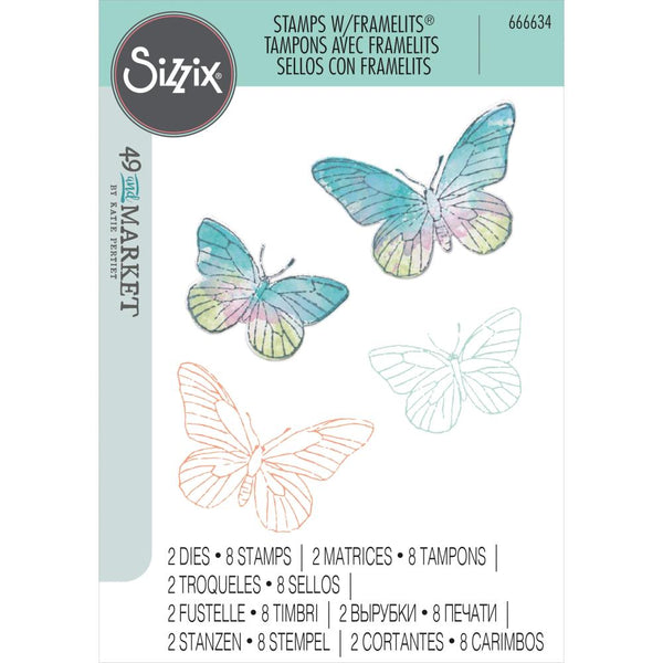 Sizzix Framelits Die & Stamp Set By 49 & Market