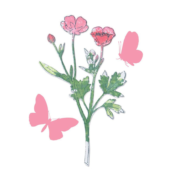 Painted Pencil Botanical Stamp + Die Set | 49 & Market {clearance}