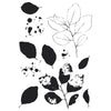 Painted Pencil Leaves Stamp + Die Set | 49 & Market {clearance}