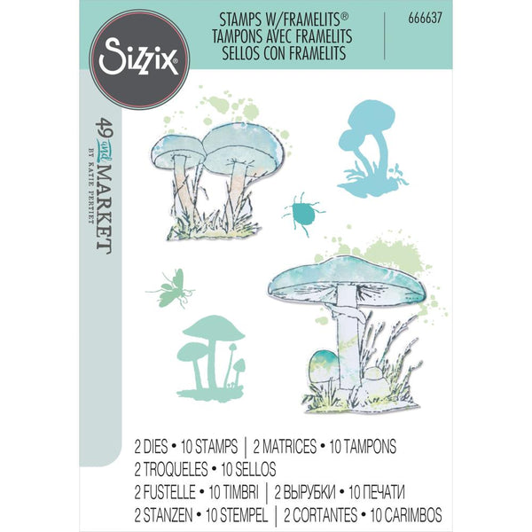 Sizzix Framelits Die & Stamp Set By 49 & Market