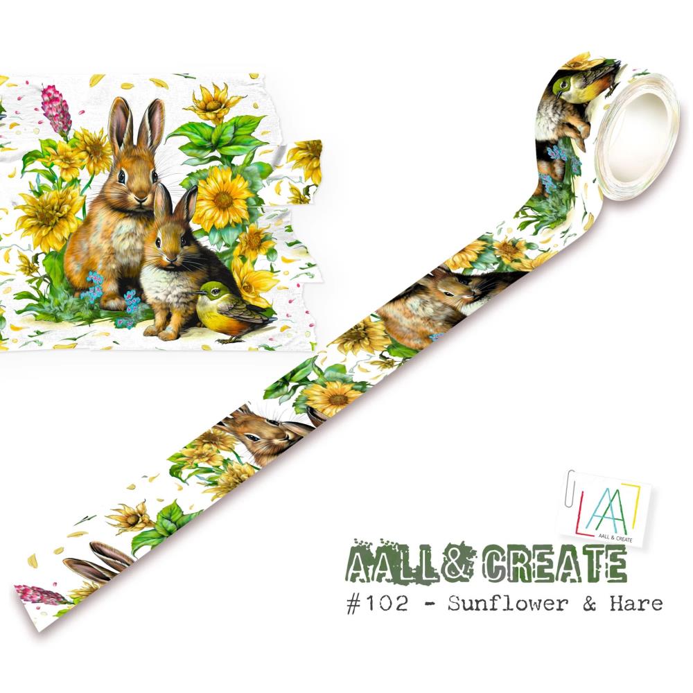 Sunflower + Hare Layer-It-Up Washi Tape No. 102