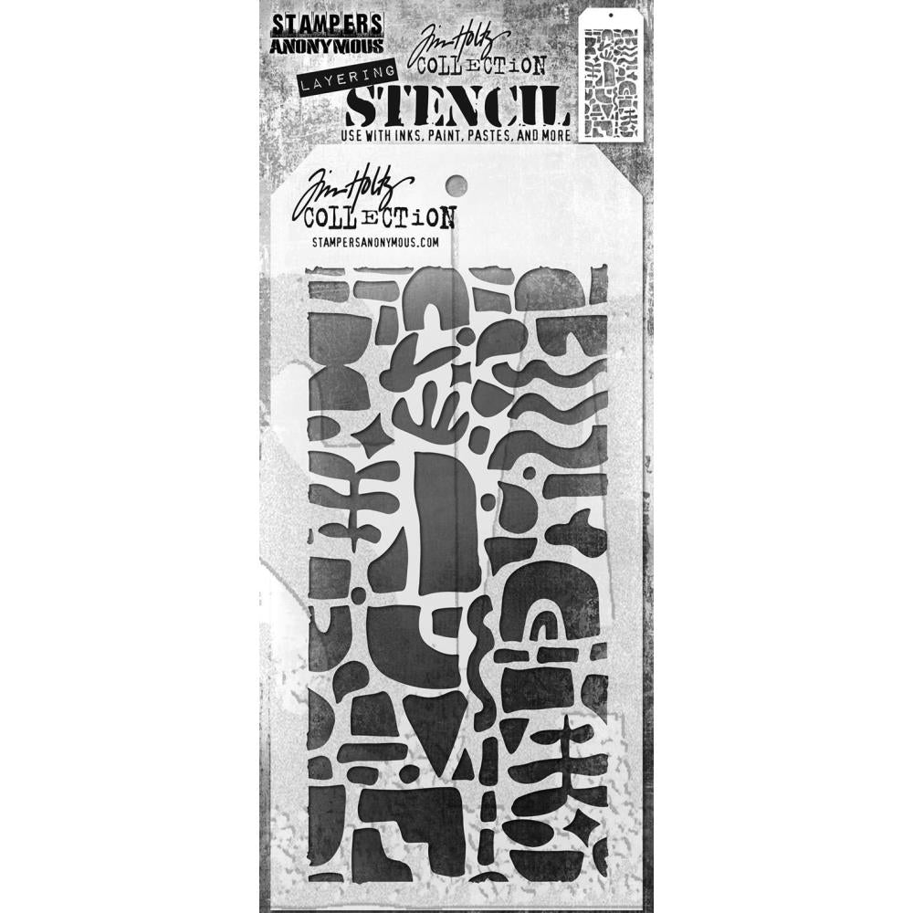 Cut Out Shapes 2 Slimline Layering Stencil | Tim Holtz {clearance}