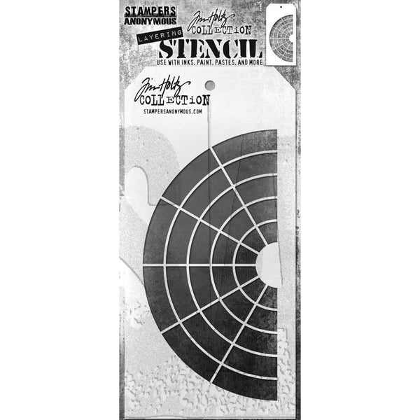 Wheel Slimline Layering Stencil | Tim Holtz