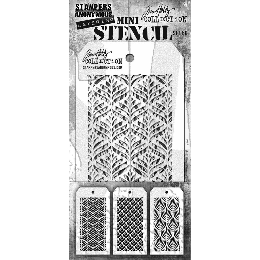Mini Slimline Layering Stencil Set No. 60 | Tim Holtz