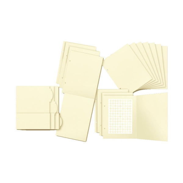 Ivory Binder Album with Interactive Pages