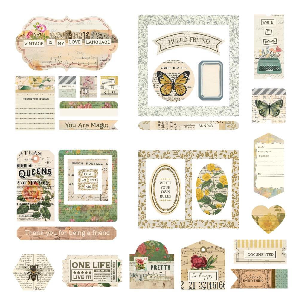 Everyday Junque Ephemera Die Cuts {clearance}