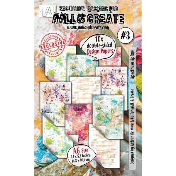 Spectrum Splash A6 Double-Sided Cardstock Pack No. 3