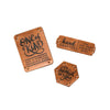 Faux Leather "Hand-Crafted" Project Labels | Hook Nook