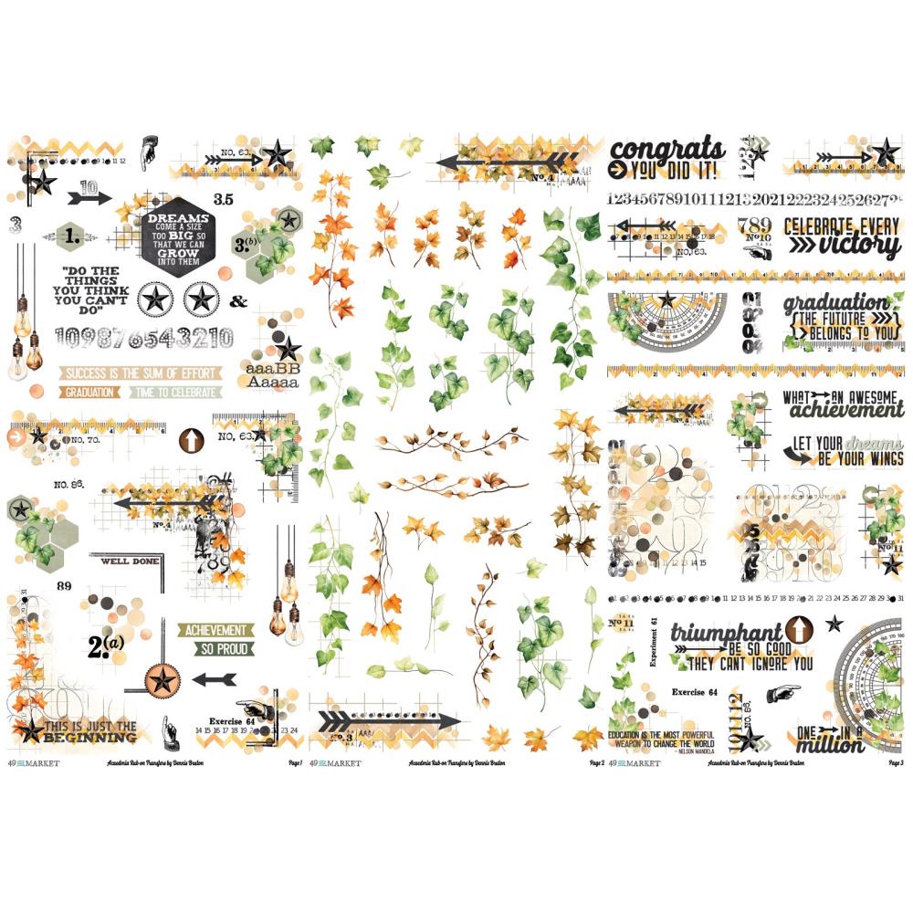 Academia Rub-Ons {clearance}
