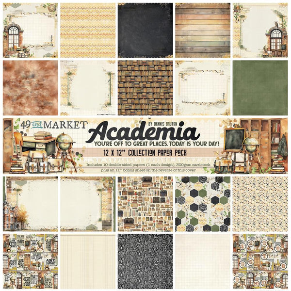 Academia 12x12 Paper Pack