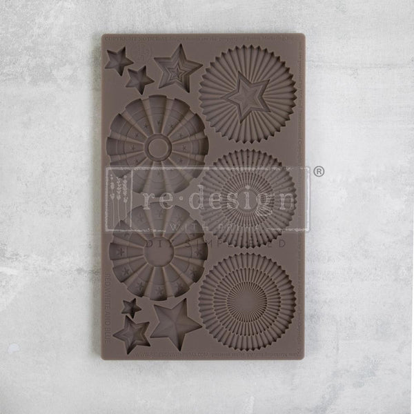 Red, White, and Blue Silicone Mould | Re-Design