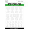 Clear Epoxy Stickers | Squares + Word Shapes