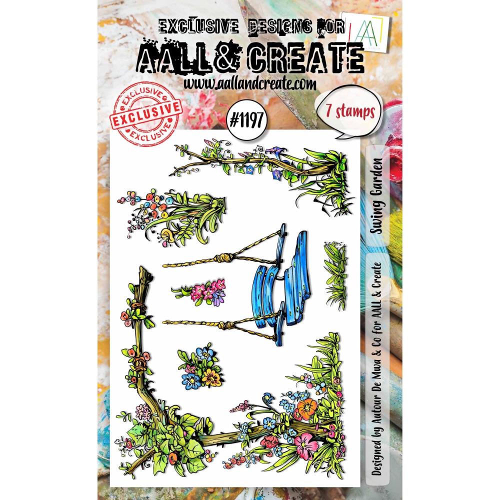 Swing Garden A6 Clear Stamp Set No. 1197