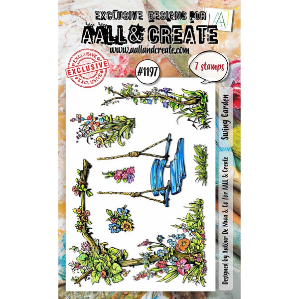Swing Garden A6 Clear Stamp Set No. 1197