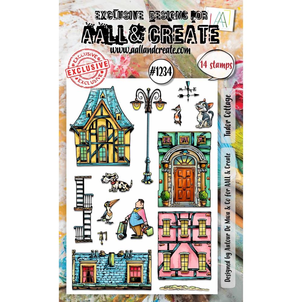 Tudor Cottage A6 Clear Stamp Set No. 1234