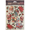 Classic Christmas Colored Wooden Shapes