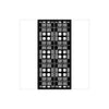 Fabric Pattern Slimeline (4.72" x 9.84") Stencil | Gear Up For Christmas