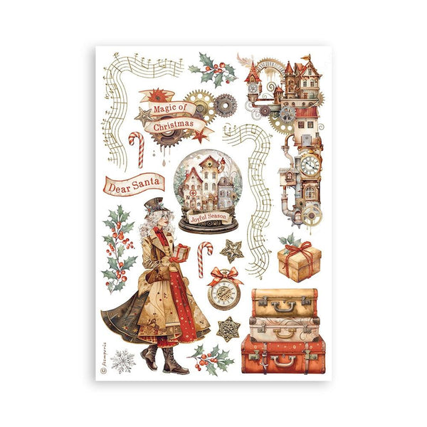 Gear Up For Christmas A5 Washi Pad